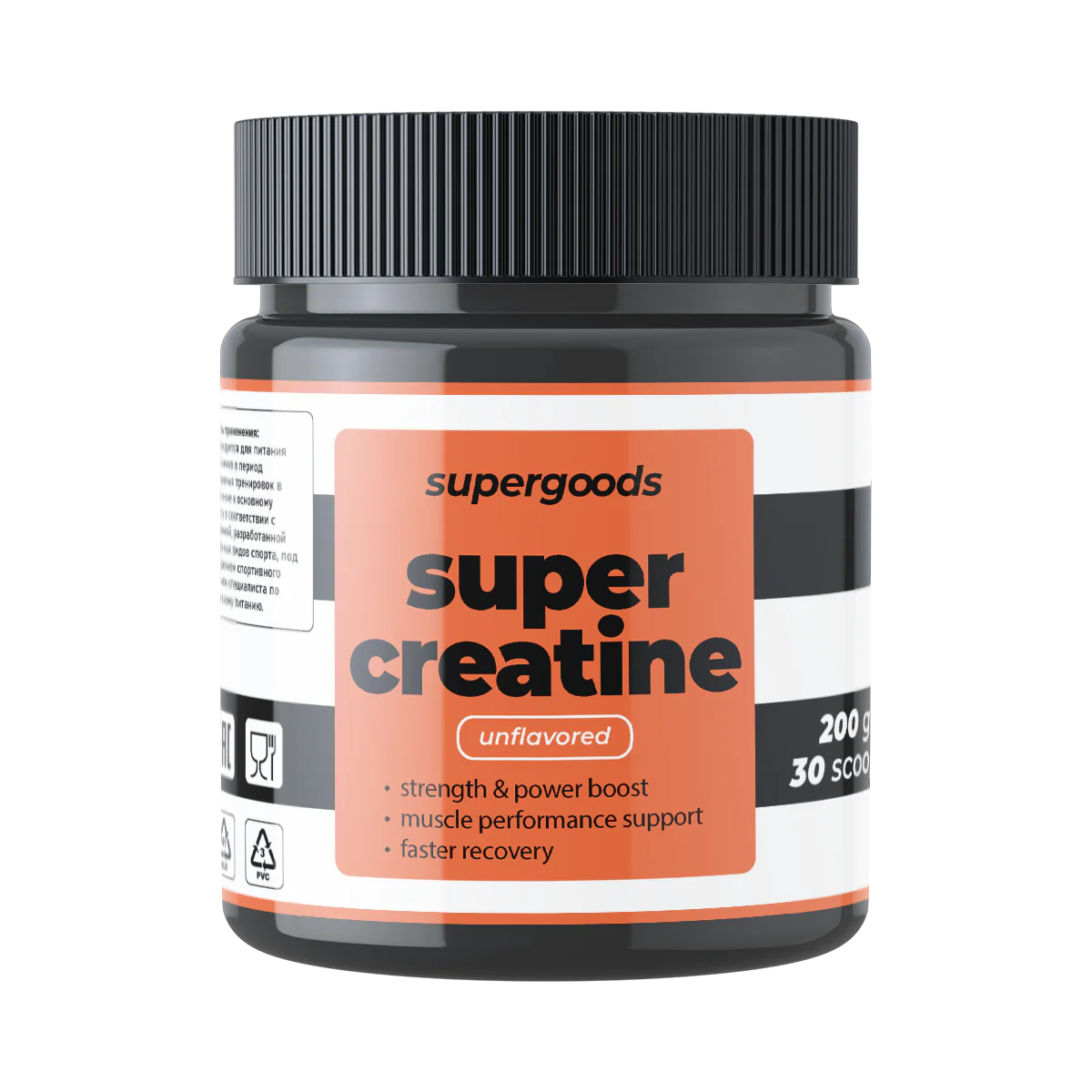 Super Creatine Monohydrate нейтральный вкус supergoods