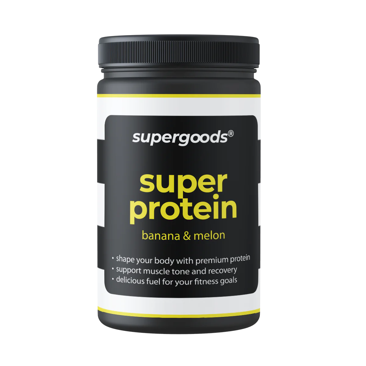 Whey протеин, банан-дыня, изображение товара supergoods